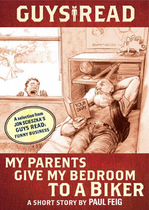 Cover image for book Guys Read: My Parents Give My Bedroom to a Biker