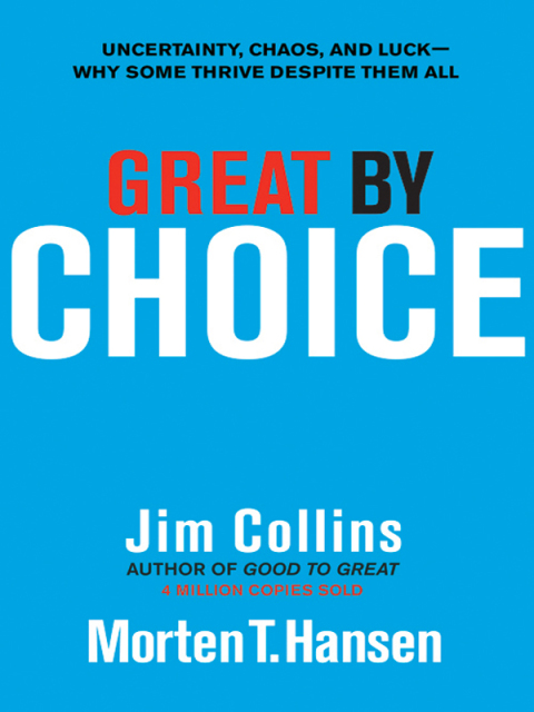 Cover image for book Great by Choice