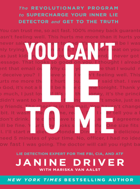 Cover image for book You Can't Lie to Me