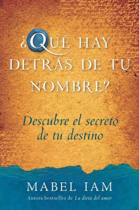 Cover image for book Que hay detras de tu nombre?