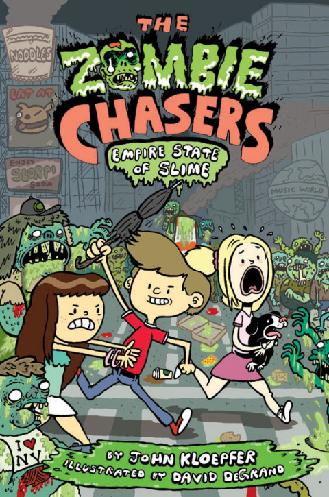 Cover image for book The Zombie Chasers #4: Empire State of Slime