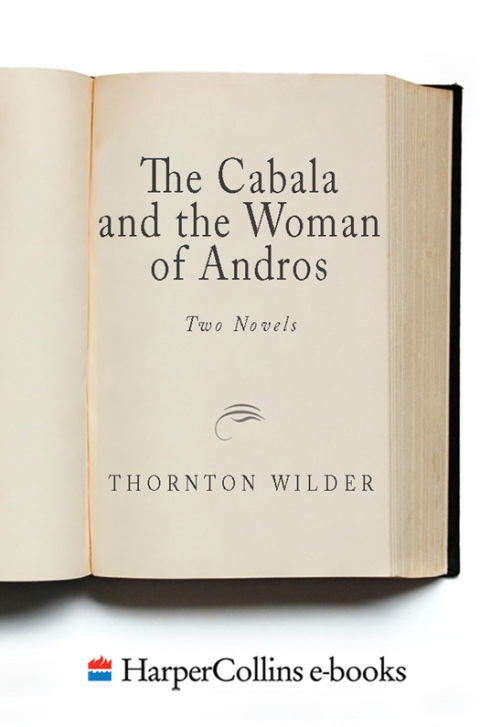 Cover image for book The Cabala and The Woman of Andros