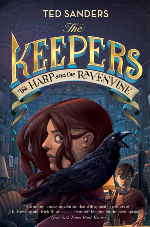 Cover image for book The Keepers: The Harp and the Ravenvine