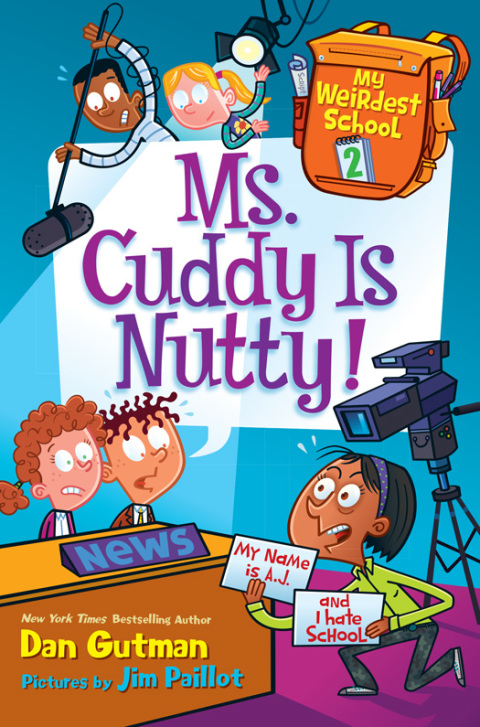 Cover image for book My Weirdest School #2: Ms. Cuddy Is Nutty!