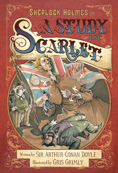 Cover image for book A Study in Scarlet