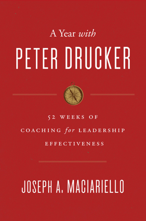Cover image for book A Year with Peter Drucker