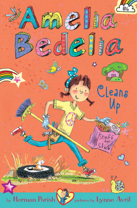 Cover image for book Amelia Bedelia Cleans Up