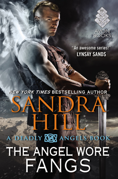 Cover image for book The Angel Wore Fangs