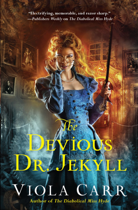 Cover image for book The Devious Dr. Jekyll