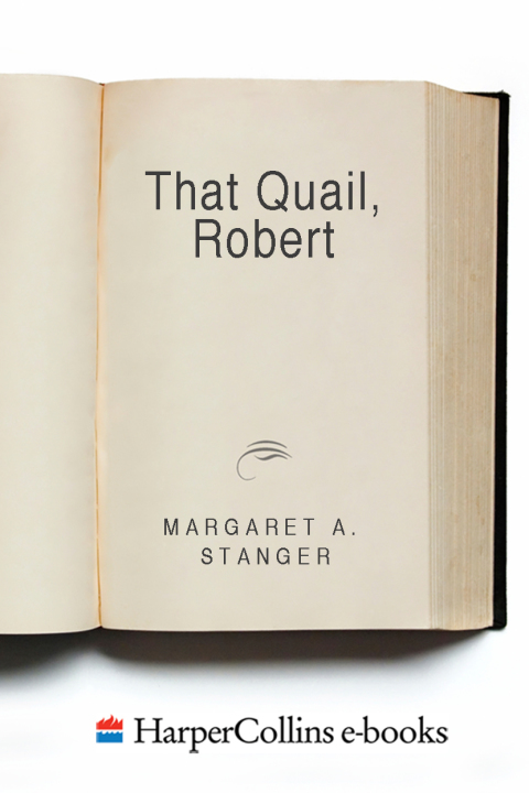 Cover image for book That Quail, Robert