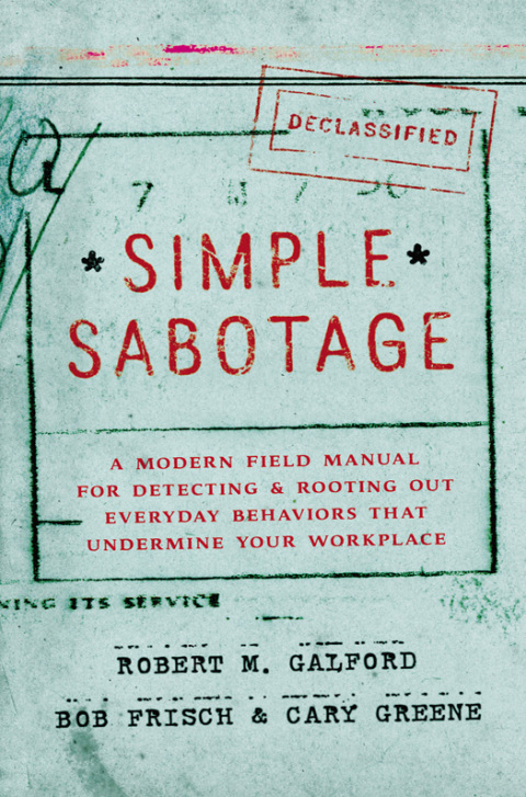 Cover image for book Simple Sabotage