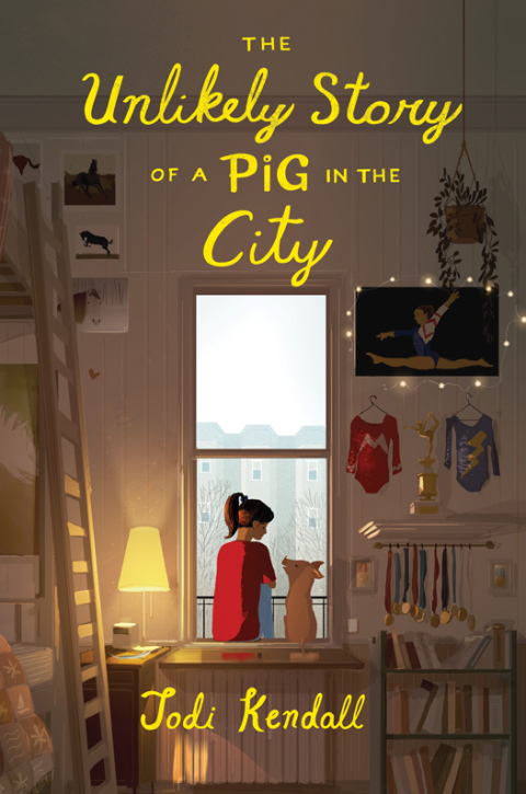 Cover image for book The Unlikely Story of a Pig in the City