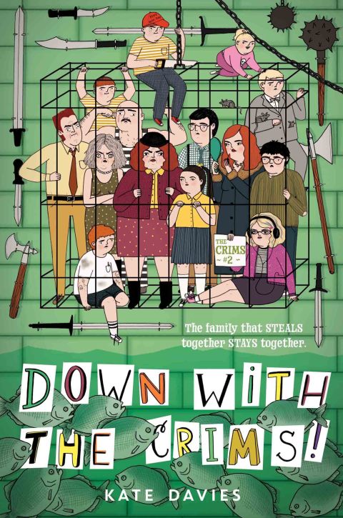 Cover image for book The Crims #2: Down with the Crims!