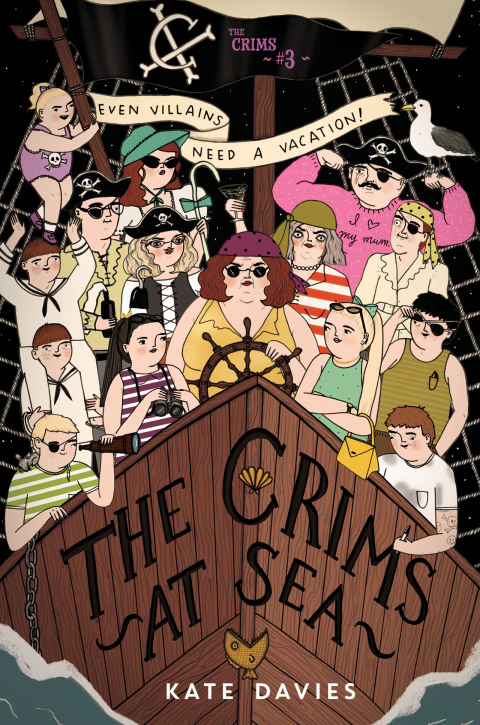Cover image for book The Crims #3: The Crims at Sea