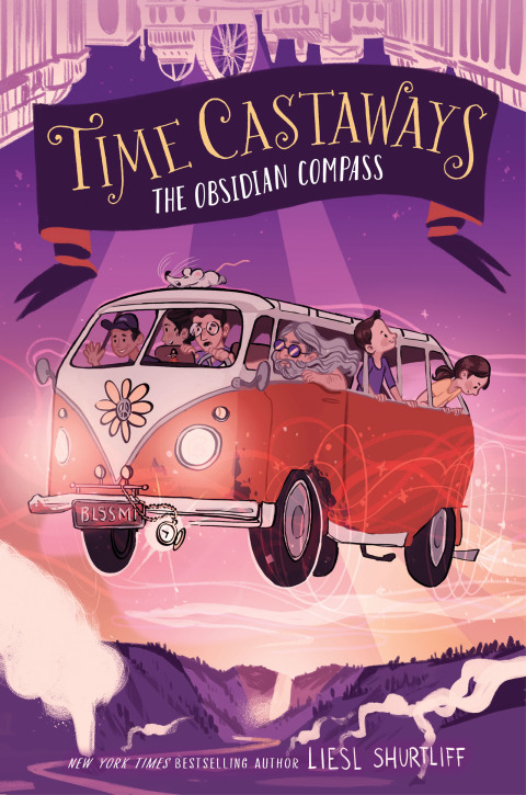 Cover image for book Time Castaways: The Obsidian Compass