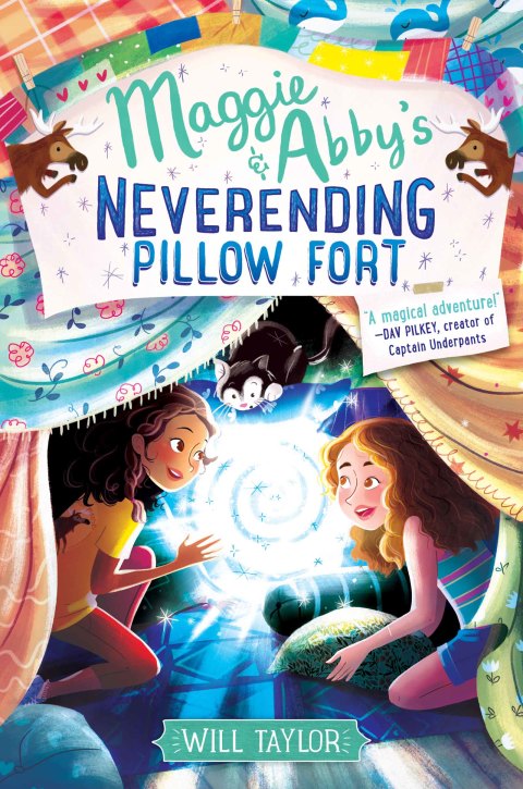 Cover image for book Maggie & Abby's Neverending Pillow Fort