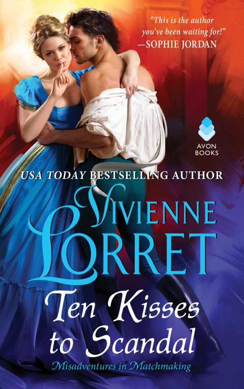 Cover image for book Ten Kisses to Scandal
