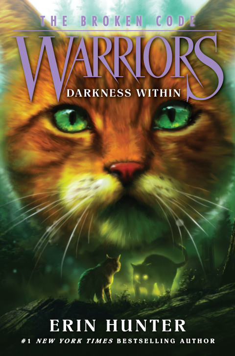 Cover image for book Warriors: The Broken Code #4: Darkness Within