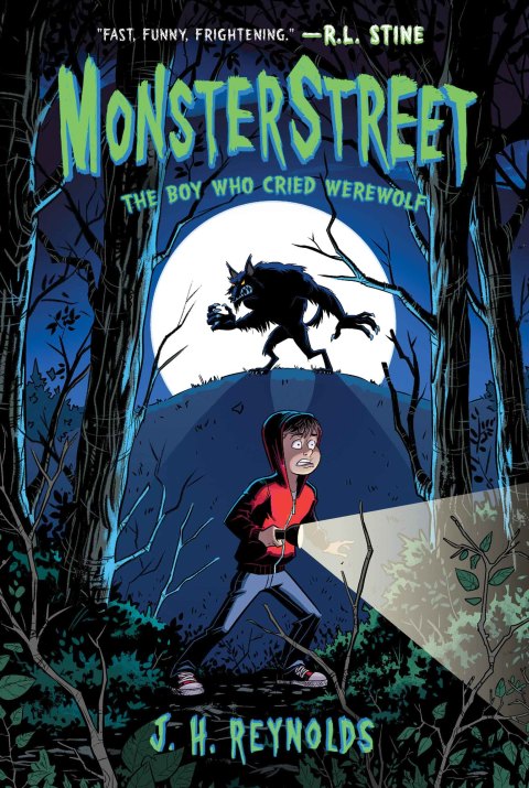 Cover image for book Monsterstreet #1: The Boy Who Cried Werewolf