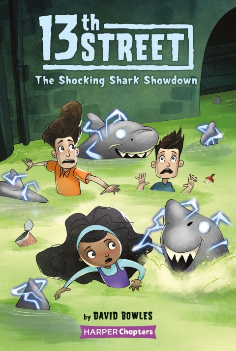 Cover image for book 13th Street #4: The Shocking Shark Showdown