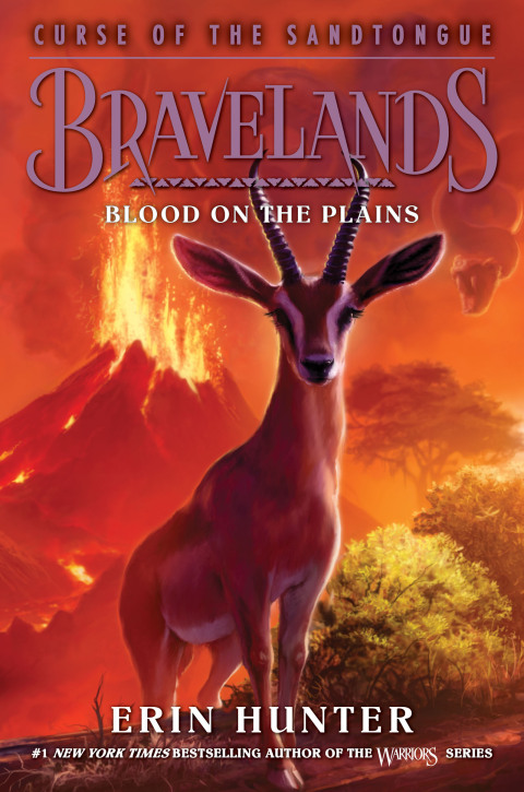 Cover image for book Bravelands: Curse of the Sandtongue #3: Blood on the Plains