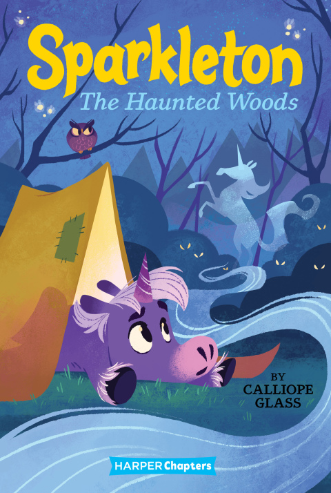 Cover image for book Sparkleton #5: The Haunted Woods