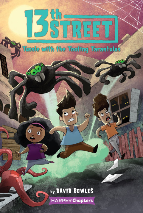 Cover image for book 13th Street #5: Tussle with the Tooting Tarantulas