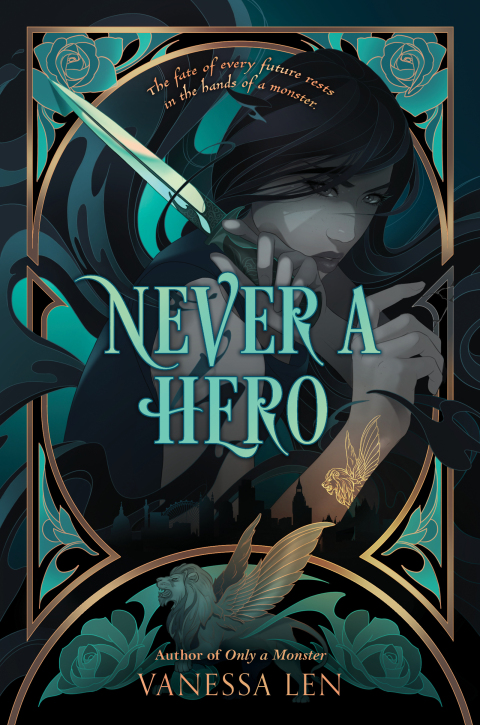 Cover image for book Never a Hero