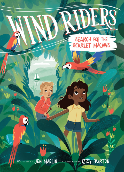 Cover image for book Wind Riders: Search for the Scarlet Macaws