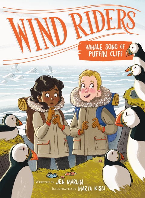 Cover image for book Wind Riders #4: Whale Song of Puffin Cliff