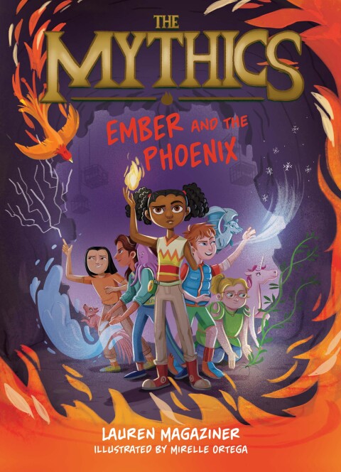 Cover image for book The Mythics #4: Ember and the Phoenix