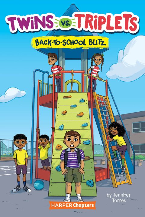 Cover image for book Twins vs. Triplets #1: Back-to-School Blitz