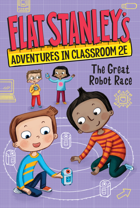 Cover image for book Flat Stanley's Adventures in Classroom 2E #4: The Great Robot Race
