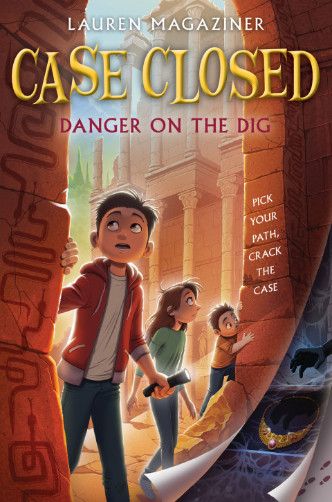 Cover image for book Case Closed #4: Danger on the Dig