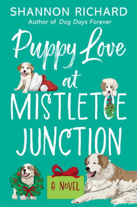 Cover image for book Puppy Love at Mistletoe Junction