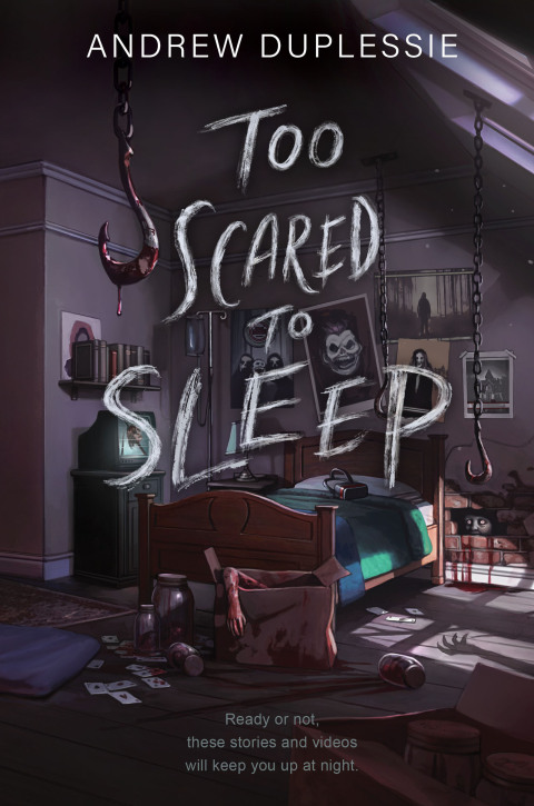 Cover image for book Too Scared to Sleep