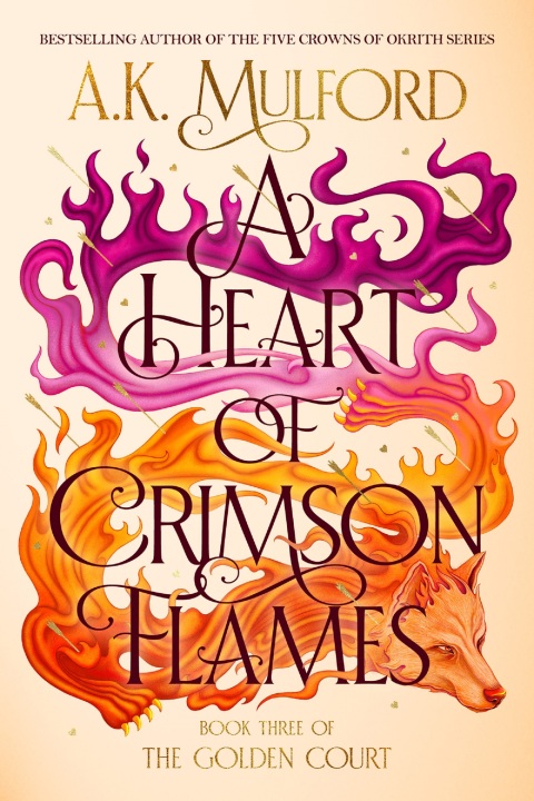 Cover image for book A Heart of Crimson Flames