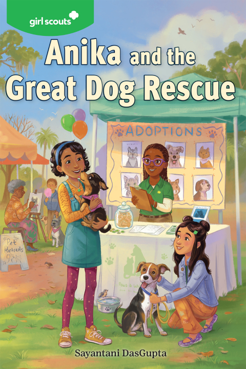Cover image for book Girl Scouts: Anika and the Great Dog Rescue
