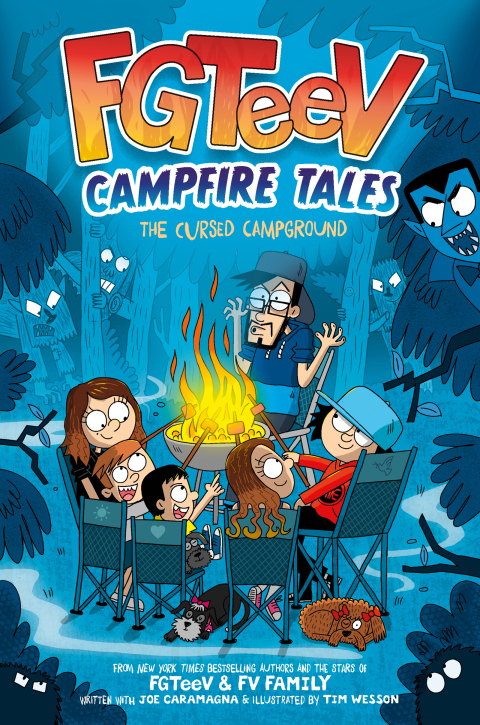Cover image for book FGTeeV Campfire Tales #1: The Cursed Campground