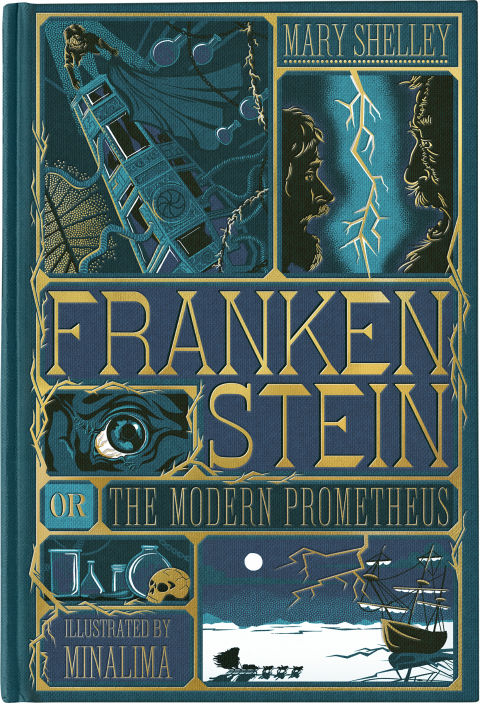 Cover image for book Frankenstein (MinaLima Edition)