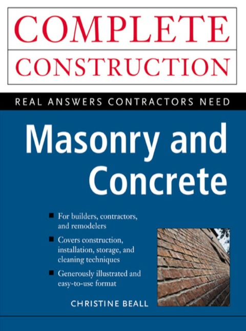 Cover image for book Masonry and Concrete