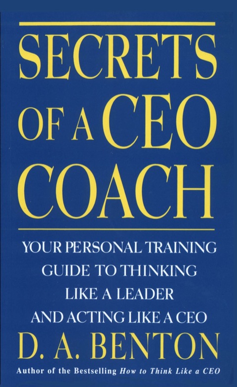 Cover image for book Secrets of A CEO Coach