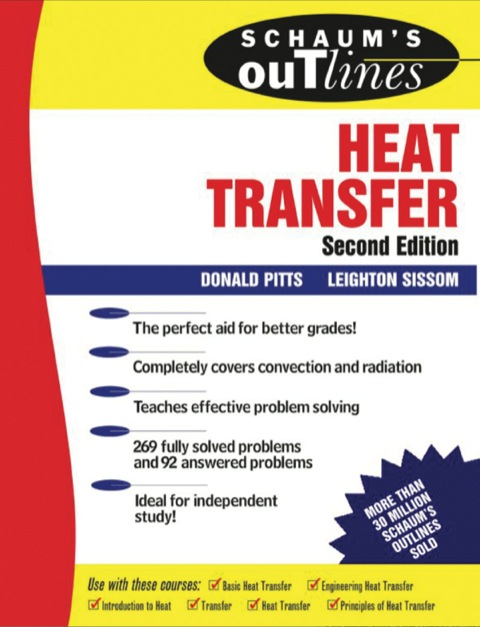 Cover image for book Schaum's Outline of Heat Transfer