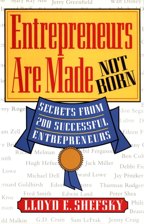 Cover image for book Entrepreneurs Are Made Not Born