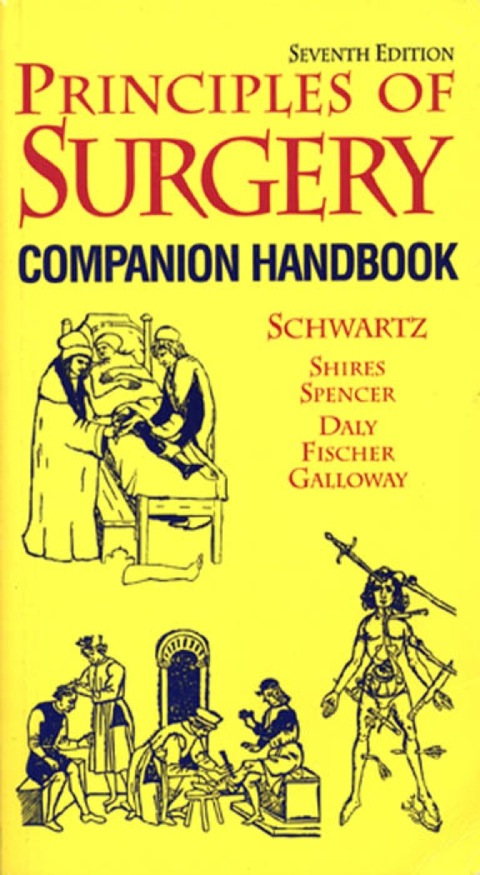 Cover image for book Principles of Surgery, Companion Handbook