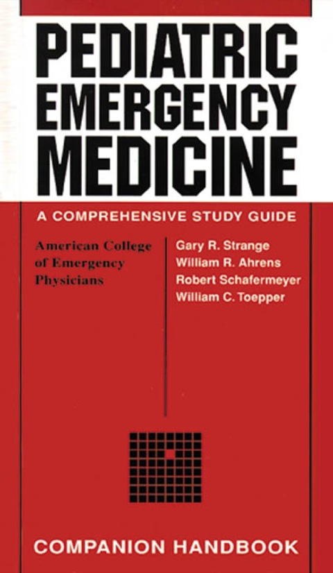 Cover image for book Pediatric Emergency Medicine Companion Handbook