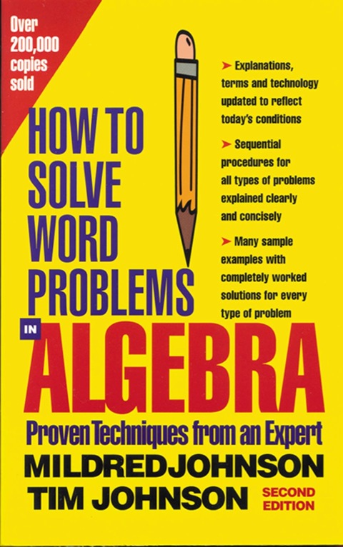 Cover image for book How to Solve Word Problems in Algebra