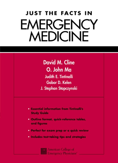 Cover image for book Just the Facts in Emergency Medicine