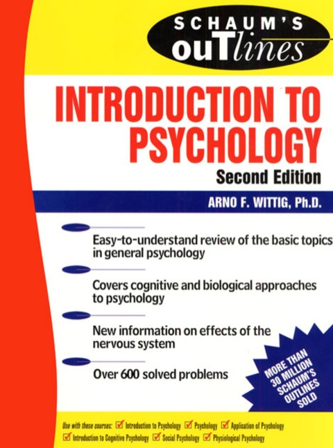 Cover image for book Schaum's Outline of Introduction to Psychology