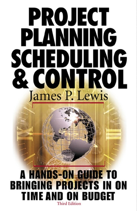 Cover image for book Project Planning,  Scheduling & Control